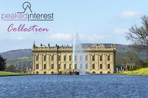 Chatsworth House, A6 postcard