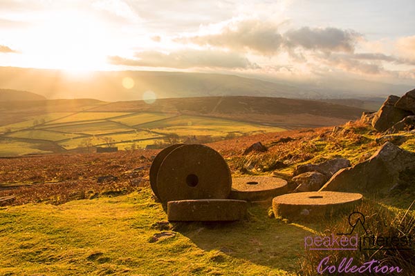 Stanage Millstones At Sunset, 5