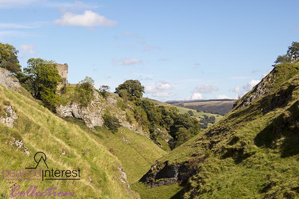 Peveril Castle from Cavedale, 5