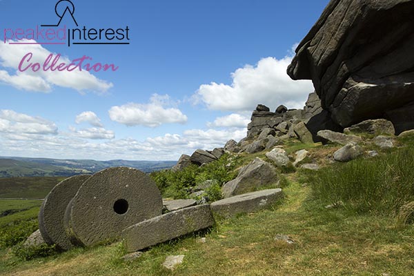 Stanage Millstones in Summer, A6 postcard