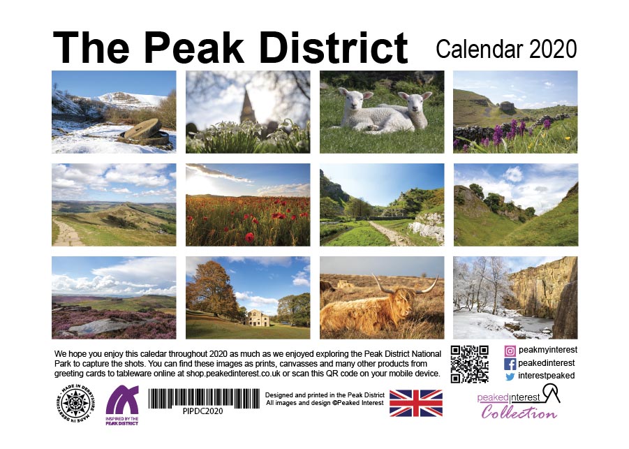 The Peak District Calendar 2020 Peaked Interest Wholesale